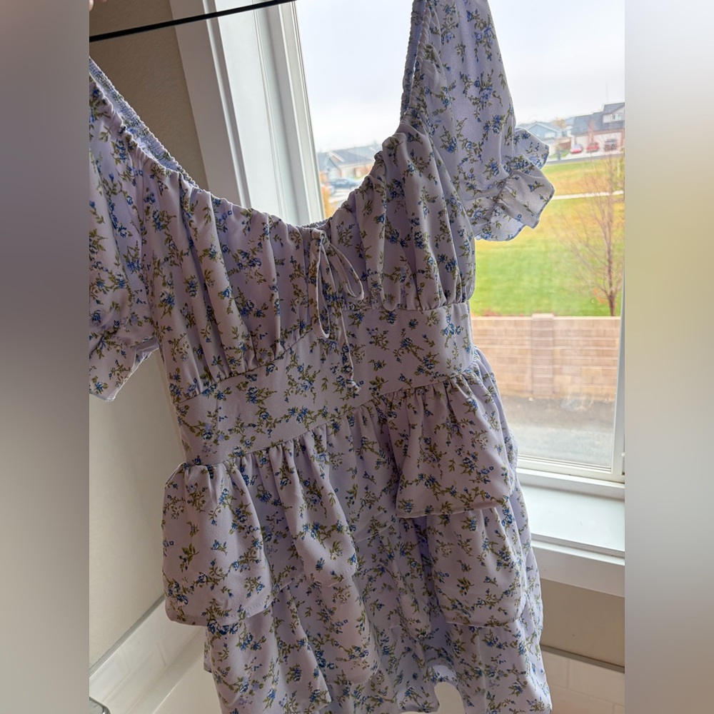 Floral Ruffle Inspired Hearts‎ Dress - Picture 4 of 4